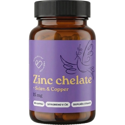 Vitalpoint Premium Zinok Selén Meď 90 kapsúl