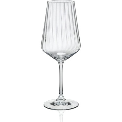 Crystalex Sklenice na víno Sandra Optic 6 x 350 ml