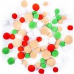 Dalprint Plush pompons 80pcs