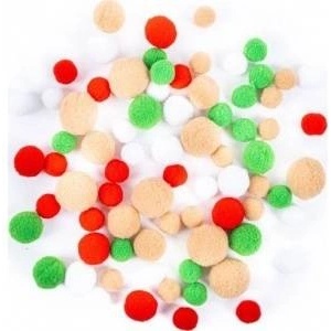 Dalprint Plush pompons 80pcs