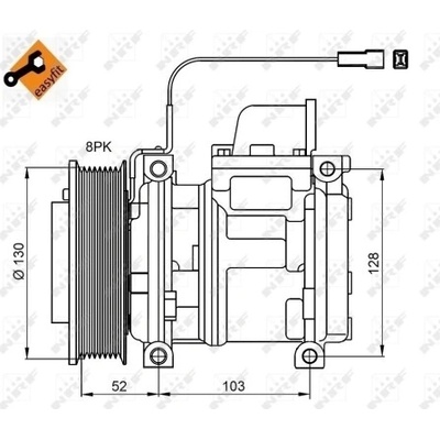 Kompresor klimatizace NRF 32824