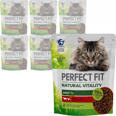Perfect Fit Natural Vitality Adult 1+ hovädzie a kuracie 650 g