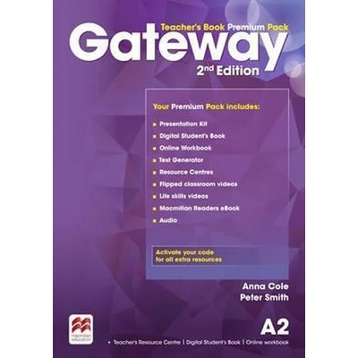 Gateway 2nd Edition A2 Teacher's Book Premium Pack Metodická príručka David Spencer