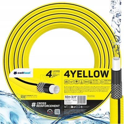 Cellfast 4-vrstvová 4YELLOW 3/4" 50m