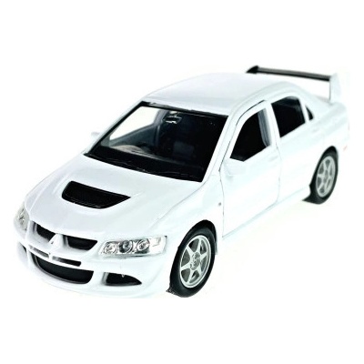 Welly Mitsubishi Lancer EVO VIII Bílé 1:34-39