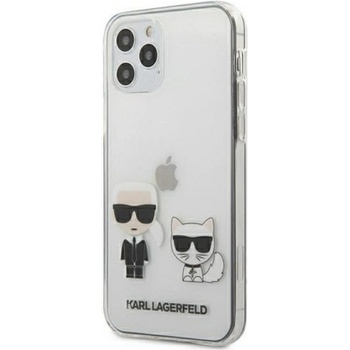 KARL LAGERFELD Прозрачен кейс iPhone 12 Pro Max KLHCP12LCKTR