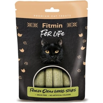 Fitmin For Life mrazom sušené tyčinky pre mačky s mačacou trávou 30 g