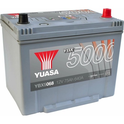 Yuasa YBX5000 12V 75Ah 640A YBX5068