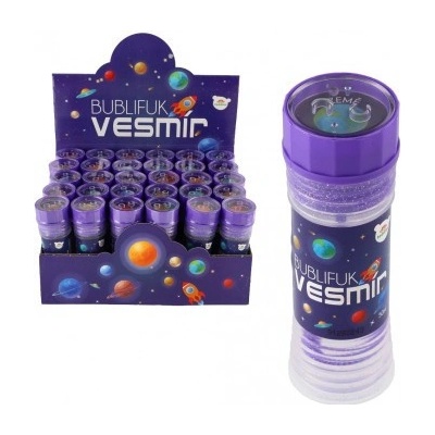 Bublifuk Vesmír 50ml 11cm mix druhů 30ks