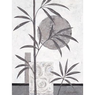 Černo - stříbrný bambus 1 1 deska 60x80