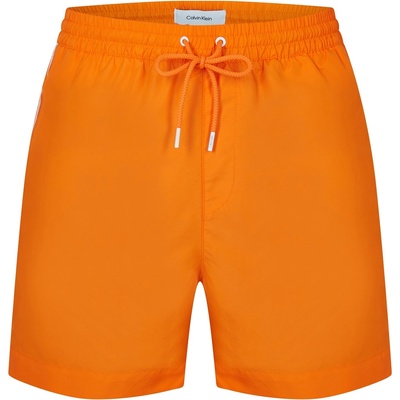 Calvin Klein Мъжки бански гащета Calvin Klein Medium Tape Swim Shorts Mens - Orange SE8