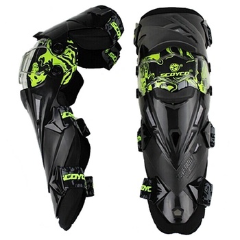 Мото наколенки, зелено и черно scoyco 892065