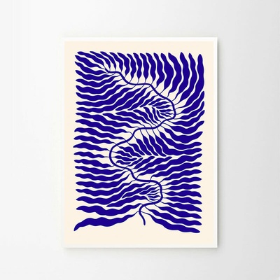The Poster Club Plakát Little Blue by Linnéa Andersson 30x40 cm