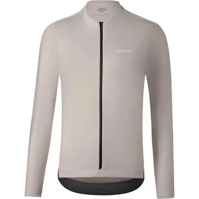 straede Фланелка с дълъг ръкав за колоездене straede Aerlig Longsleeve Cycling jersey - Stone - размер XXS (056-3819-0411)
