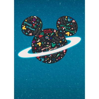 Komar Vliesová fototapeta Planet Mickey rozměry 200 x 280 cm