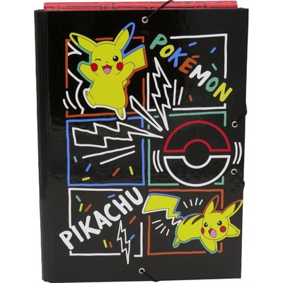 Pokémon A4 dosky s chlopňou - Colourful edícia