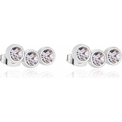 S'Agapõ Podélné ocelové náušnice pro ženy Luce SCE29