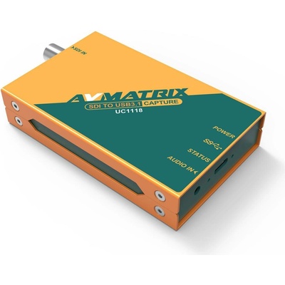 AVMATRIX UC1118 SDI to USB3.1 TYPE-C Uncompressed Video Capture