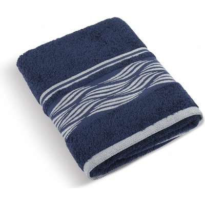 Bellatex Froté ručník kolekce Vlnka modrý 50 x 100 cm