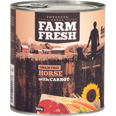 Topstein Farm Fresh Kůň s mrkví 6 x 800 g