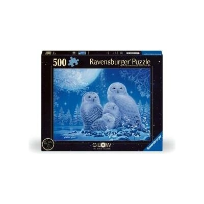 Ravensburger Eulen im Mondschein Leuchtpuzzle Leuchtet im Dunkeln 500 dílků