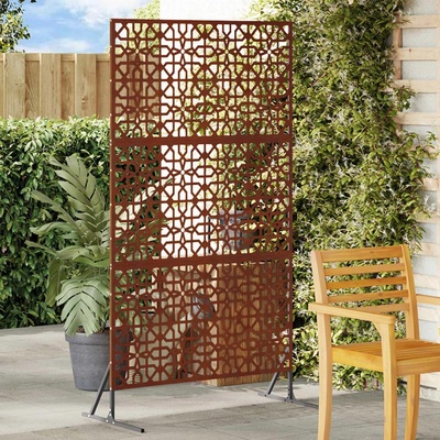 vidaXL Obrazovka pro soukromí 100 x 50 x 180 cm Rezavá