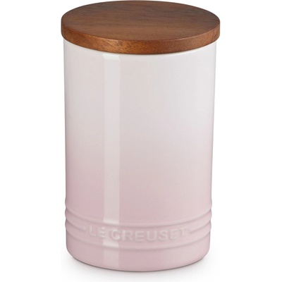 Le Creuset Кухненски буркан за съхранение SIGNATURE 770 мл, SHELL PINK, керамика с глазура, Le Creuset (LECR70819777770099)