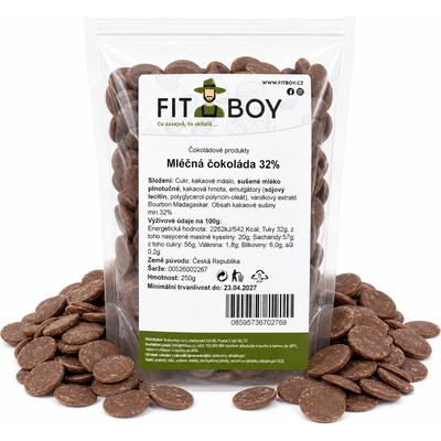 Fitboy Mléčná 32% 250 g