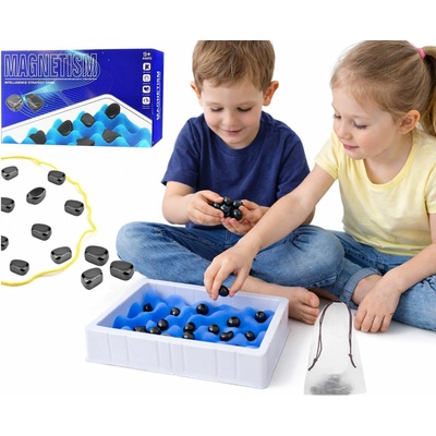 Magnetické kameny Šachy LEANToys