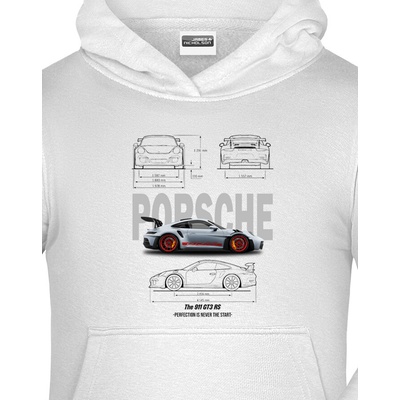 Dětská mikina Porsche 911 GT3 RS Bílá