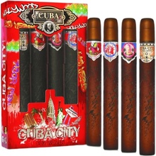 Cuba Original, Cuba City Pre ženy sada Hollywood parfumovaná voda v spreji 35ml + Las Vegas parfumovaná voda v spreji 35ml + New York parfumovaná voda v spreji 35ml + Miami parfumovaná voda v spreji 3