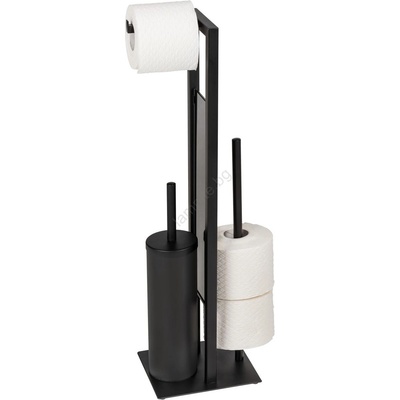 WENKO 25400100 - четка за WC RIVALTA 18x70 см черна (WE0066)