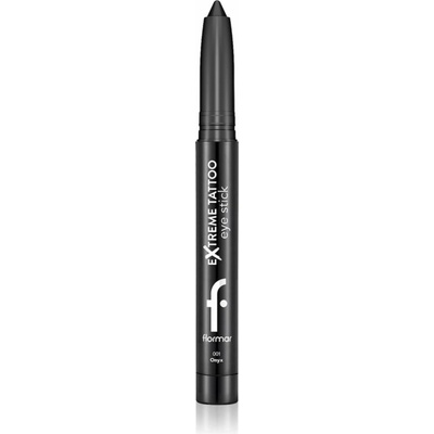 flormar Extreme Tattoo Eye Stick dlouhotrvající gelové oční linky 001 Onyx 1,4 g
