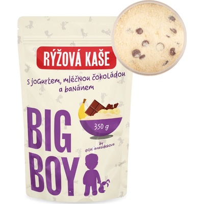 Big Boy Rýžová kaše s jogurtem by @tatianazidekova instantní kaše 350 g – Zbozi.Blesk.cz