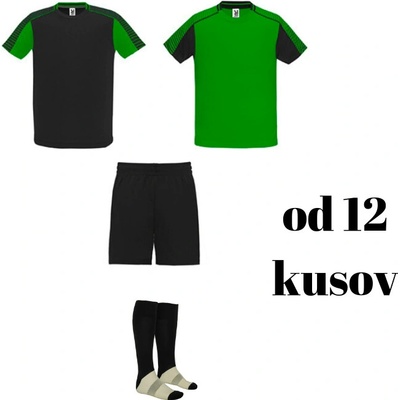 Roly Futbalová sada Juve pre celé mužstvo zelená čierna 12 hráčskych setov