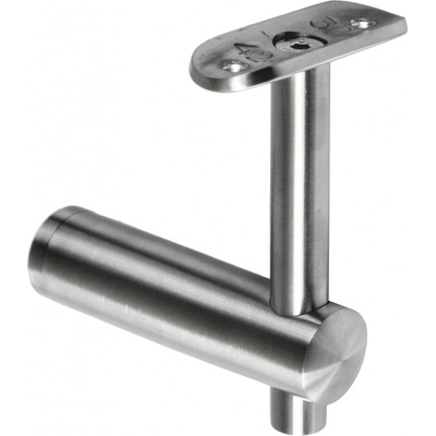 Držák madla pevný /ploché uchycení na jekl /madlo ø 42.4mm, broušená nerez K320 /AISI304