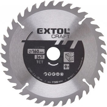 Extol Craft Kotouč pilový 160x20mm, 36 zubů