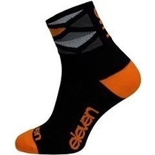 Eleven ponožky Howa Rhomb Orange čierno-oranžové