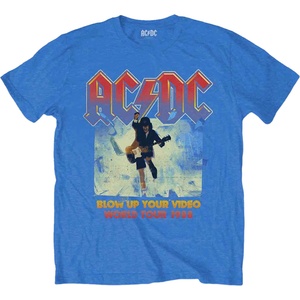 AC/DC Blow Up Your Video / World Tour 1988 Mid Blue M Риза (ACDCTS42MBL02)
