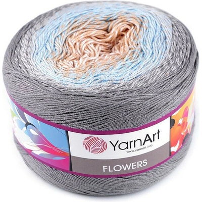 Pletací příze Flowers 250 g Varianta: 1 (268) béžová, Balení: 1 ks 46062/97526/210982