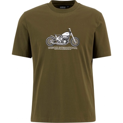 Barbour International Тениска Barbour International Mens Cheney T-Shirt - Sage SG72