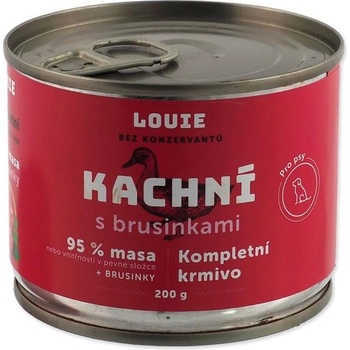 LOUIE Консерва LOUIE патешко с боровинки, витамини и минерали 200g