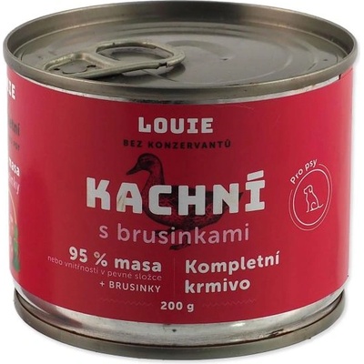 LOUIE Консерва LOUIE патешко с боровинки, витамини и минерали 200g