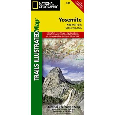 Yosemite mapa 1:80 000 National Geographic