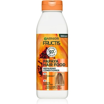 Garnier Fructis Papaya Hair Food регенериращ балсам за увредена коса 350ml