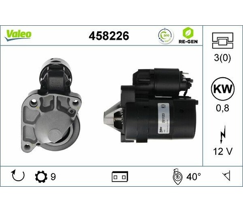 Startér VALEO 458226