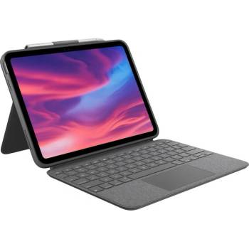 Logitech Combo Touch за iPad (10-то поколение) - Oxford Grey - UK (920-011441)