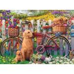 Ravensburger - Puzzle Cute Dogs in the Garden - 500 piese