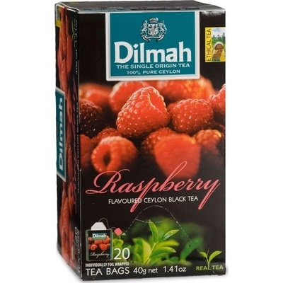 Dilmah Černý čaj Malina 20 x 1,5 g