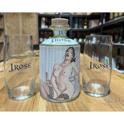 J.Rose London Dry Artisan Gin no. 6 43% 0,7 l (2 sklenice)